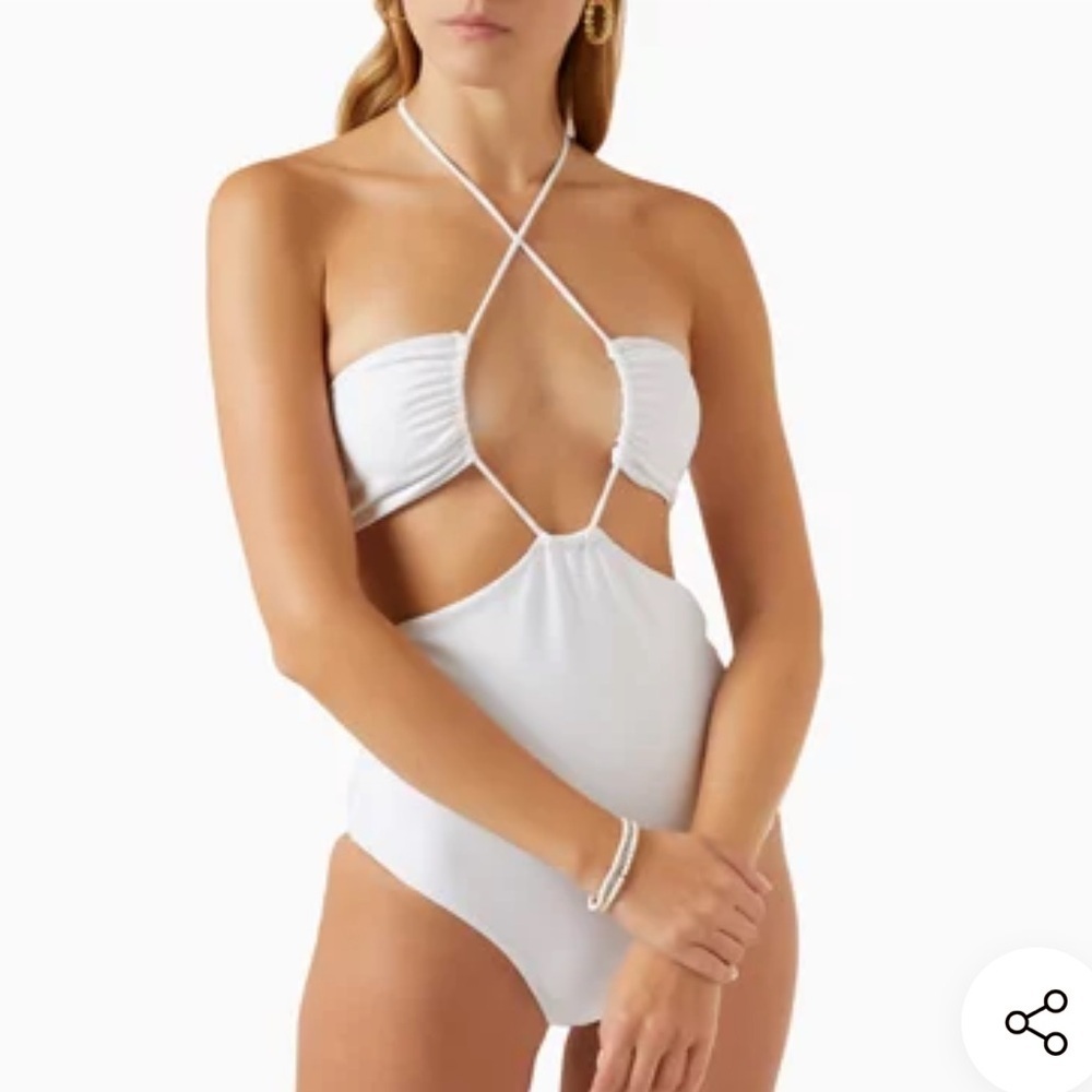 NWT JADE SWIM Layla Cut-out One-piece Swimsuit size M